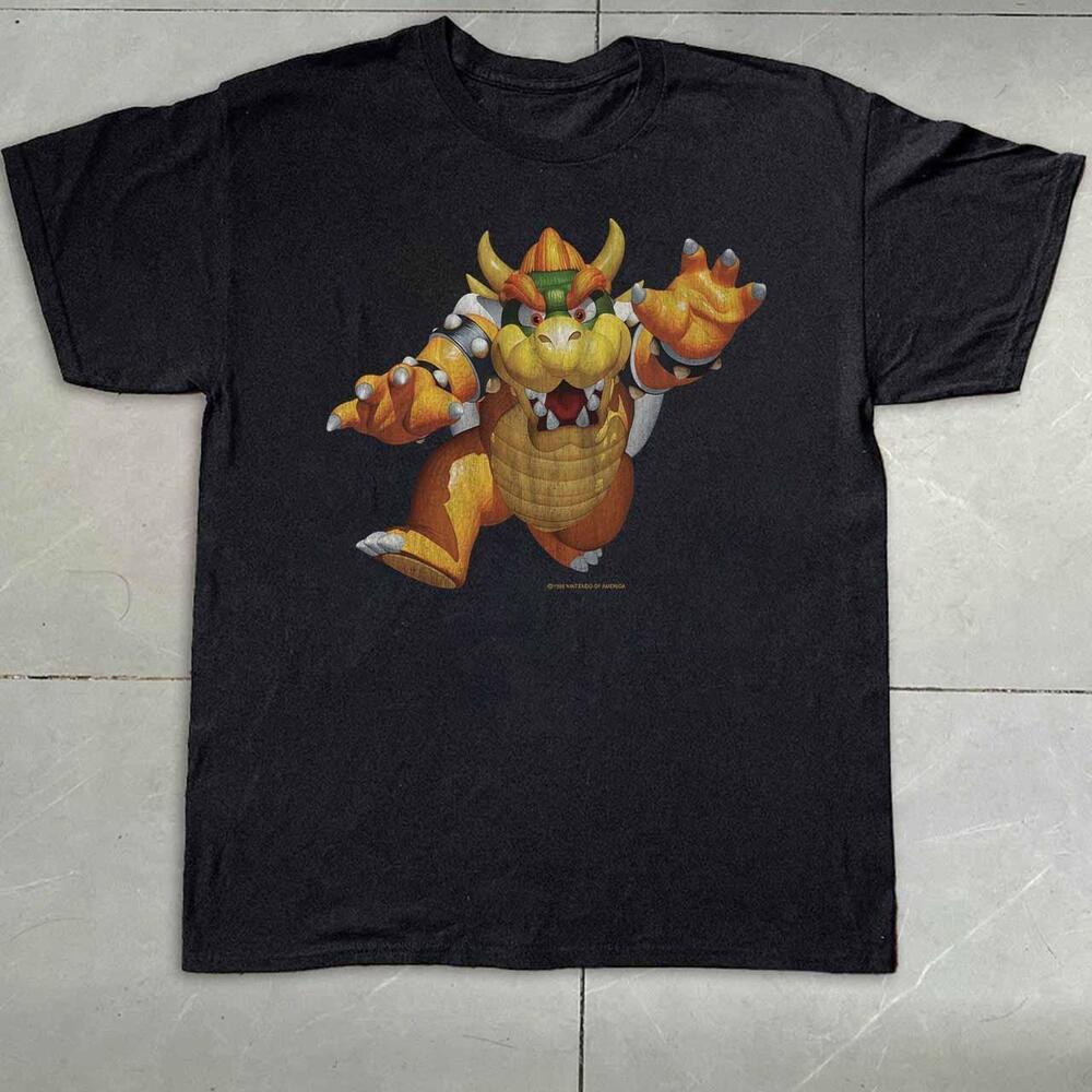 Bowser N64 Black T-Shirt